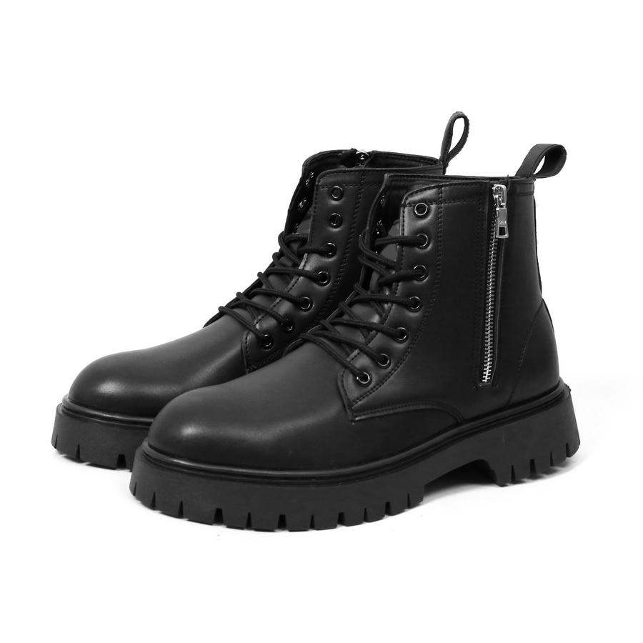 Giày Combat Boots Inichi G1111 đế Chunky có may đế